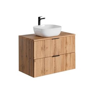ArtCom Kúpeľňová skrinka s umývadlom a doskou ADEL Oak DU80/1 | 80 cm vyobraziť