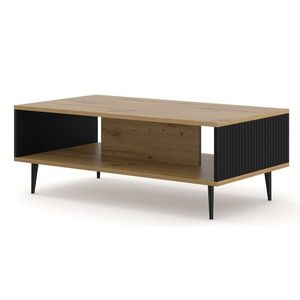 ArtBm Konferenčný stolík RAVENNA B 90 | dub artisan / čierna matná Prevedenie: Dub artisan / čierna matná / čierne nohy vyobraziť