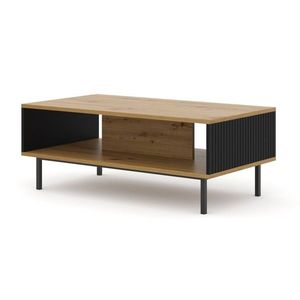 ArtBm Konferenčný stolík RAVENNA B 90 | dub artisan / čierna matná Prevedenie: Dub artisan / čierna matná / čierna podnož vyobraziť