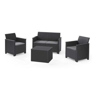 KETER Záhradný set ALODIA BOX 2 | grafit vyobraziť