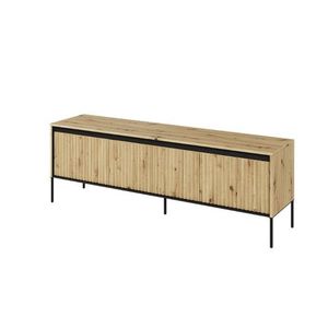 Dig-net nábytok TV stolík SWING TR-05 s LED osvetlením | dub artisan vyobraziť