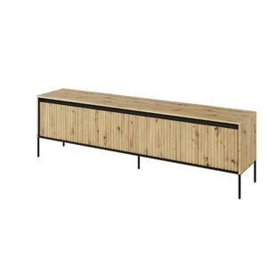 Dig-net nábytok TV stolík SWING TR-06 s LED osvetlením | dub artisan vyobraziť