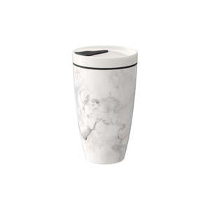 Sivo-biely porcelánový cestovný hrnček Villeroy & Boch Like To Go, 350 ml vyobraziť