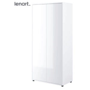 Dig-net nábytok Šatníková skriňa Lenart BED CONCEPT BC-20 | biely lesk vyobraziť