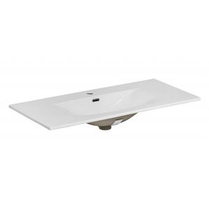 ArtCom Keramické umývadlo SKY 120 | biely lesk 120 cm vyobraziť