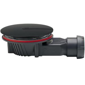 Vaničkový odtok Slim čierny mat Fi 90 mm vyobraziť