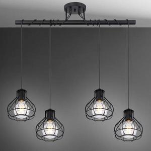 Luster 15388-4D Čierna LW4 vyobraziť
