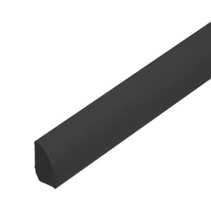Lišta štvrťkruhová PVC 13x13x2500 čierny vyobraziť