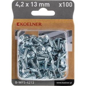Samorezka s plochou hlavou 4, 2 x 13mm vyobraziť