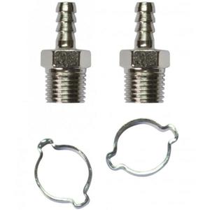 Hadicové tvarovky Ø 6x11 mm 1/4 ˝M so svorkami vyobraziť