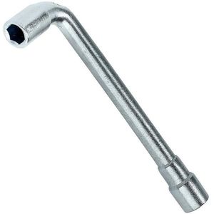 Kľúč, nástrčný zahnutý, dvojhlavý, 6 mm, Drel vyobraziť