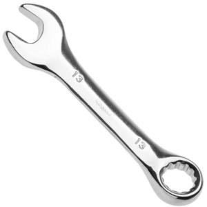 Kľúč, ocko-plochý, krátky, 13 mm, Drel vyobraziť