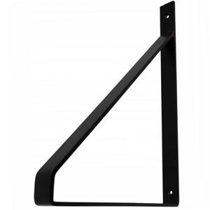 Podpera police GINO 30x22cm, matná čierna vyobraziť