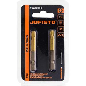 Krížový bit, titánový S2, PH3 x 50 mm, 2 ks, Jufisto vyobraziť
