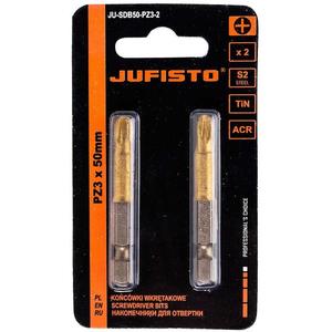 Krížový bit, titánový S2, PZ3 x 50 mm, 2 ks, Jufisto vyobraziť