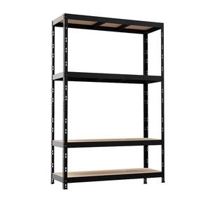 Kovový Regál NERO II 180x120x45 4 polic/300kg Čierny vyobraziť