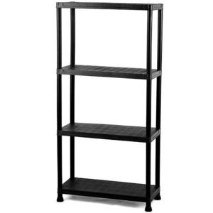 Regál plastový T60 60x30x138 cm čierny vyobraziť