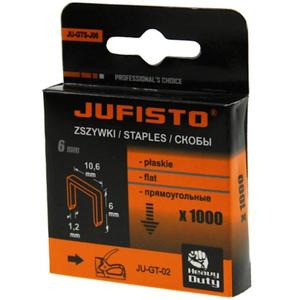 Spony do zošívačky, typ J, 6 mm, 1000 ks, Jufisto vyobraziť