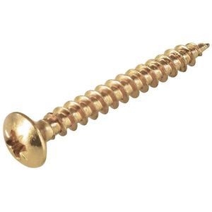 Vruty oblá hlava pasivované na žlto 3, 0x30mm vyobraziť