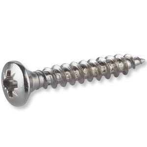Vruty oblá hlava niklované 4, 0x30mm vyobraziť