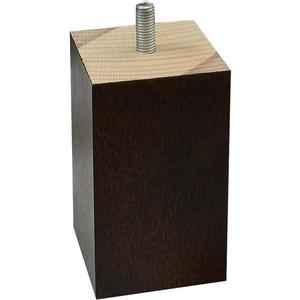 Drevená nábytková noha 100/55/55 mm štvorcová, wenge vyobraziť