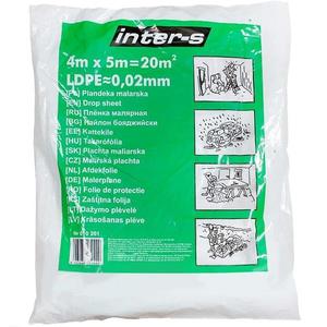 Maliarska plachta 4/5 zelená vyobraziť