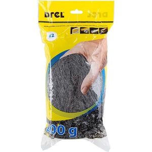 Oceľová brúsna vlna, P 2, 200 g, Drel vyobraziť