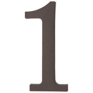 Číslica 1 plastová hnedá 18 cm vyobraziť