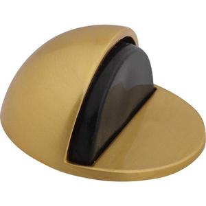 Guľový doraz dverí DB-001-S mosadz satina (samolepiaci) vyobraziť
