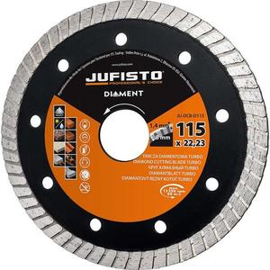 Kotúč diamantový rezný, turbo, 115 x 1, 4 mm, Jufisto vyobraziť