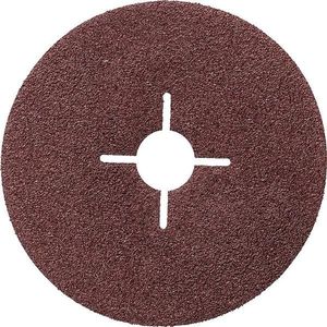 Fíbrový brúsny kotúč, 125 mm, P 80, 3 ks, Drel vyobraziť