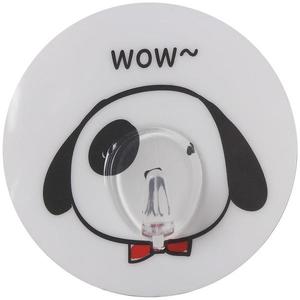Vešiak wow 8, 5x8, 5x2, 5 cm bielo-čierny vyobraziť