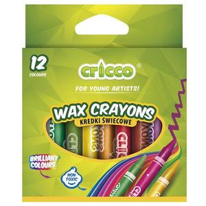 Voskovky Cricco 12 farieb vyobraziť