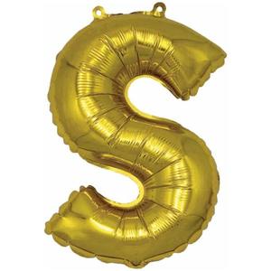 Fóliový balón písmeno S My Party 30cm vyobraziť