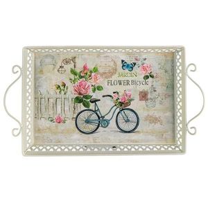 Kovová tácka Bicycle 41x23x4, 5/9cm vyobraziť