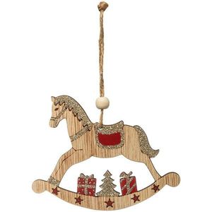 Ozdoba drevený kôň 10 cm 175903 vyobraziť