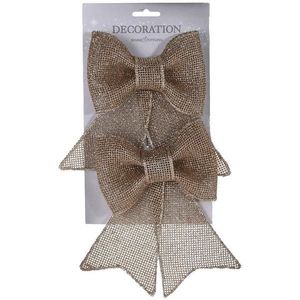 Mašličky 18 cm (2 ks) champagne gold CAA006690 vyobraziť