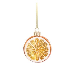 Sklenená vianočná ozdoba Orange – Sass & Belle vyobraziť