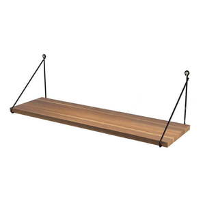Polica v dekore orecha v prírodnej farbe 72 cm Armoni – Kalune Design vyobraziť