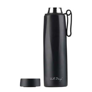Čierna termoska 500 ml Fuori – Vialli Design vyobraziť