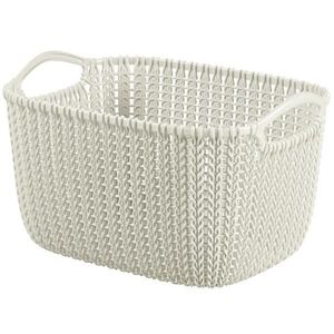 Košík obdĺžnik S Knit 8l 226391 krémová vyobraziť