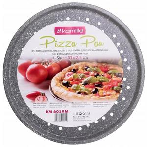 Forma na pizzu 33x2, 5cm mramorová vyobraziť