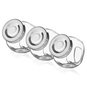 Sada 3 sklenených dóz tody 190ml vyobraziť