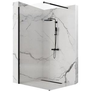 Sprchová stena Walk-in Aero Intimo Rea K4122 120x200 black vyobraziť