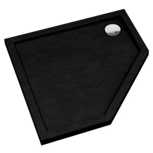 Vanička päťuhlová Black Stone 80x80x5 Espera AQM2397CST vyobraziť