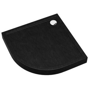 Vanička polokrúhla Black Stone 80x80x12 R55 Espera Plus AQM4633CST vyobraziť