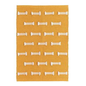Okrovožltý prateľný koberec 50x80 cm Juline – douceur d'intérieur vyobraziť