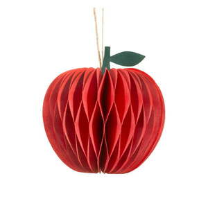 Papierová ručne vyrobená vianočná ozdoba ø 8 cm Honeycomb Apple – Sass & Belle vyobraziť