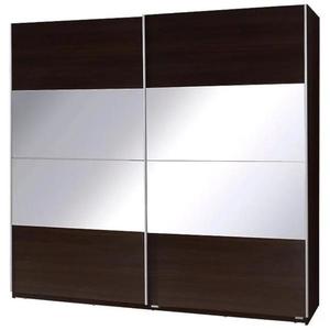 Skriňa Twister 2 Gaštan wenge/zrkadlo 225 cm vyobraziť