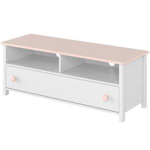 TV stolík 1S Luna LN-13 biely/ružové vyobraziť
